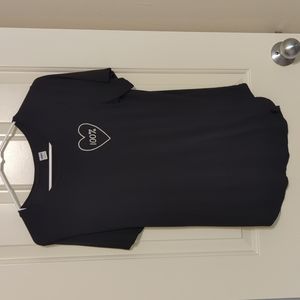 100% black t shirt